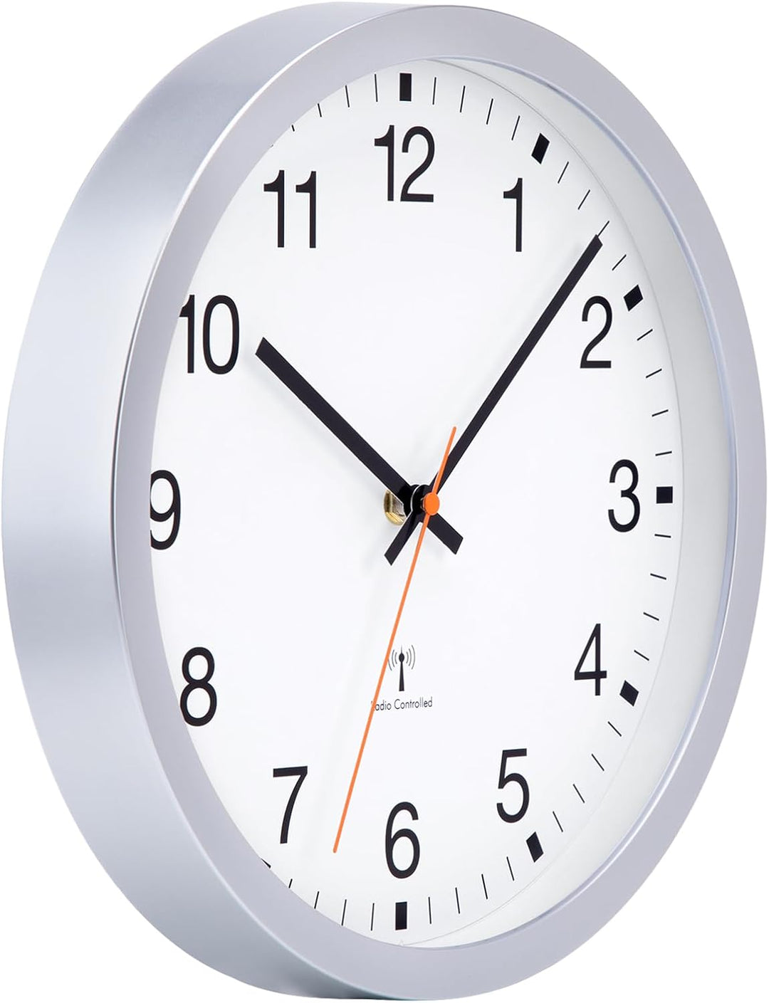 VIVILINEN Funkuhr Wand Lautlos Wanduhr Ohne Tickgeräusche Funkwanduhr Geräuschlos Nicht Tickend Mode