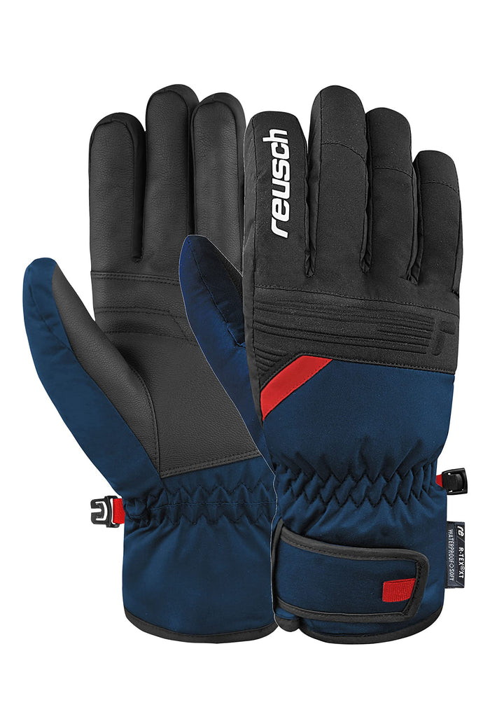 Reusch Herren Baldo R-tex Xt Atmungsaktiv Kurzer Abschluss Winter-Handschuhe 8 4482 Dress Blue / Fir