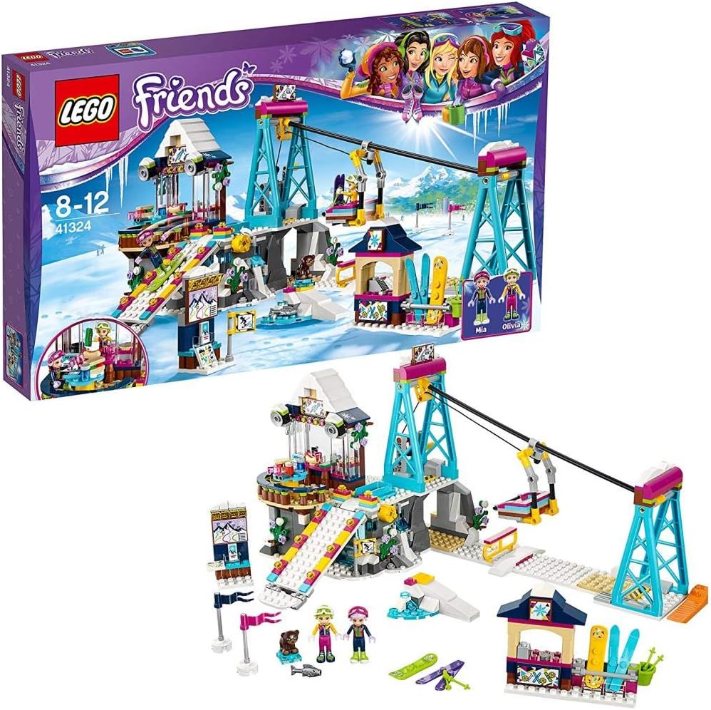 Lego Friends 41324 - "Skilift im Wintersportort Konstruktionsspiel, bunt