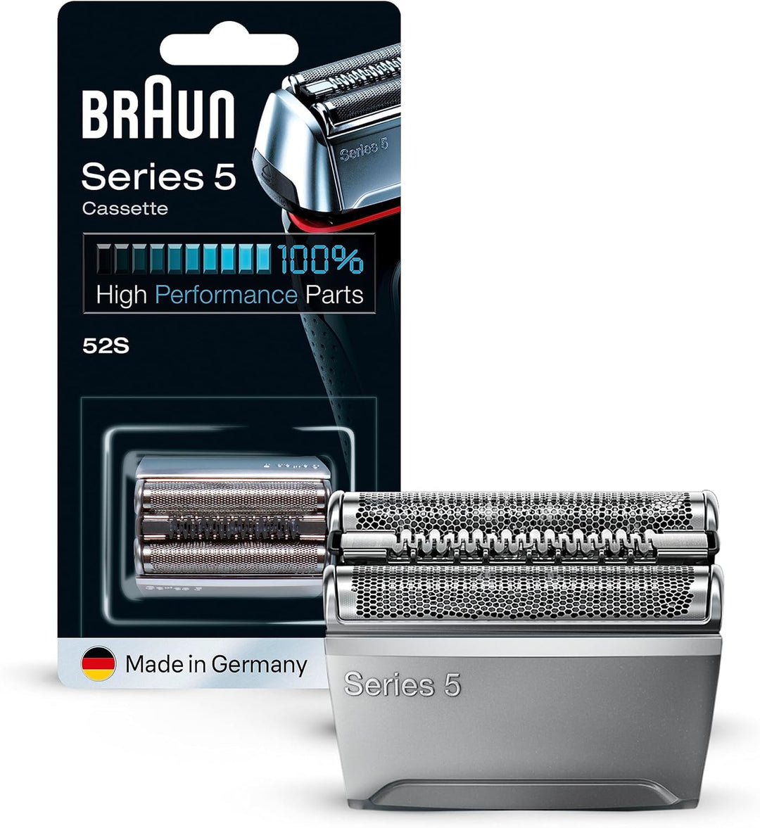 Braun Series 5 Ersatzscherteil, Scherkopf für Rasierer Herren (alte Generation Elektrorasierer), Mad