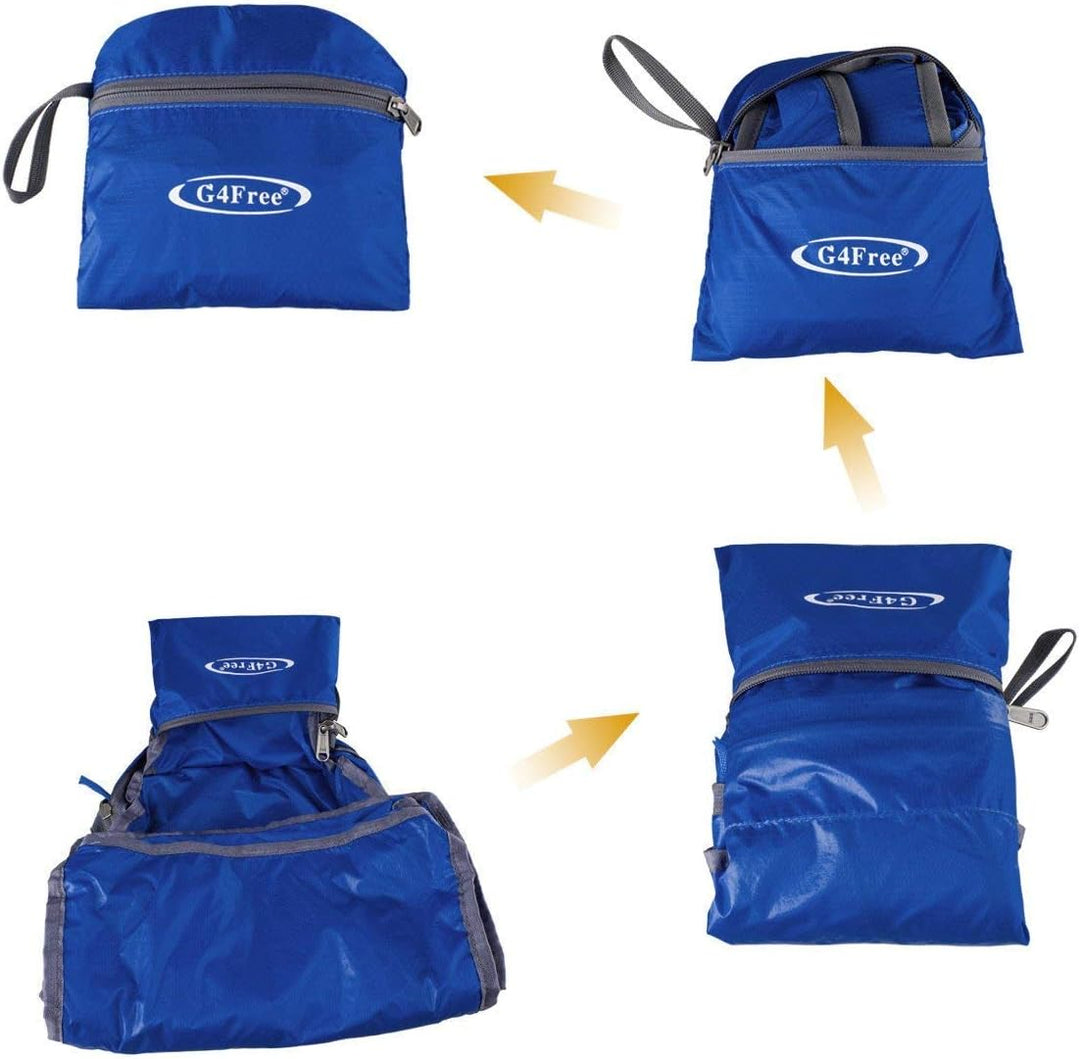 G4Free 20L Faltbarer Rucksack Ultraleichter Wanderrucksack Daypack für Männer Frauen und Kinder für