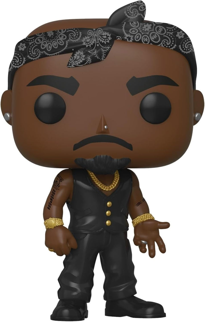 Funko Pop! Rocks Tupac - Vinyl-Sammelfigur - Geschenkidee - Offizielle Handelswaren - Spielzeug Für