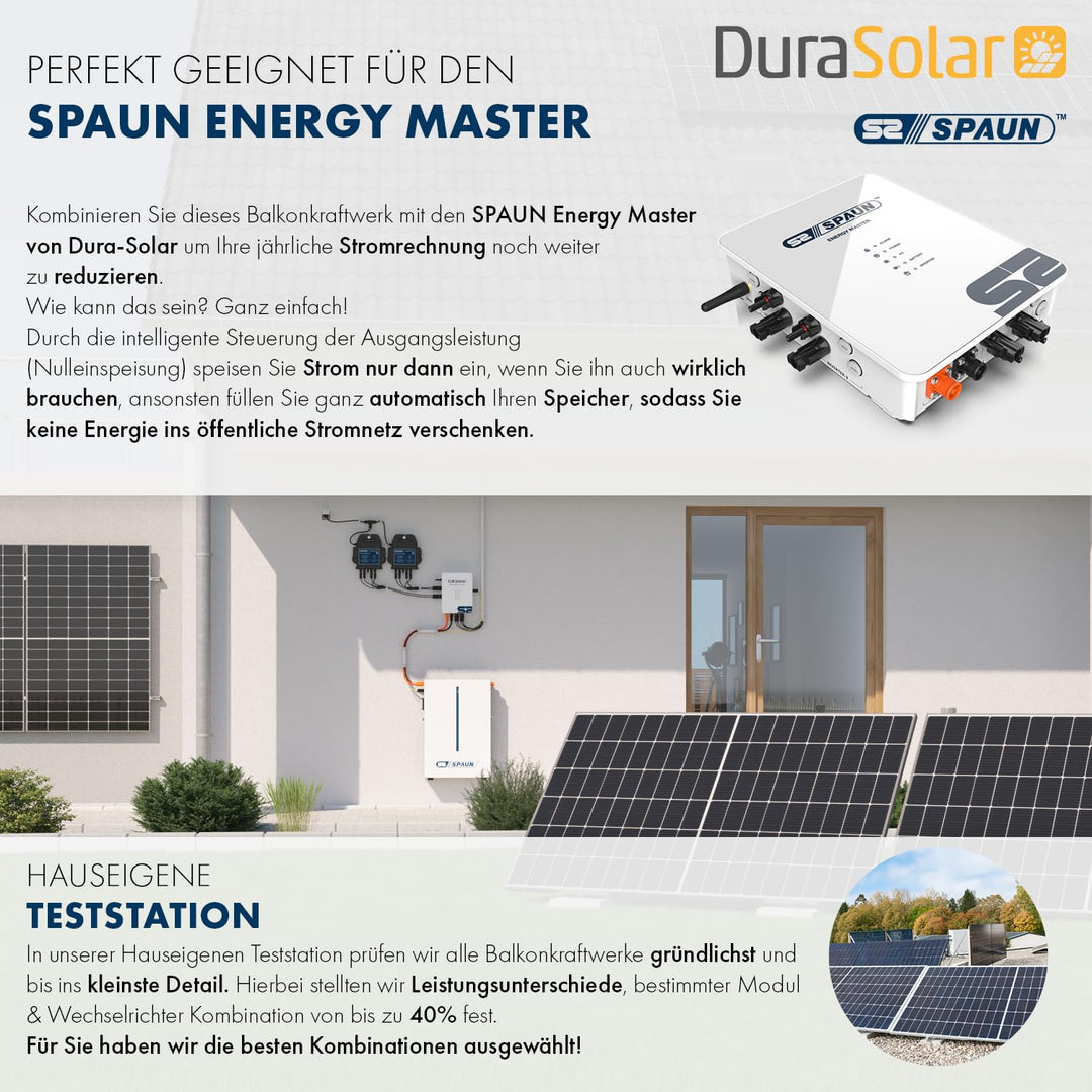 Solarpanel 4x 500W Jolywood Bifazial Glas-Glas PV-Module mit 2x2mm Glas, modernster n-Type Technolog