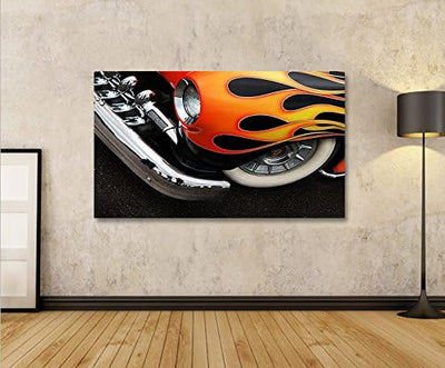 islandburner Bild Bilder auf Leinwand Hot Rod US Cars 1p XXL Poster Leinwandbild Wandbild Dekoartike