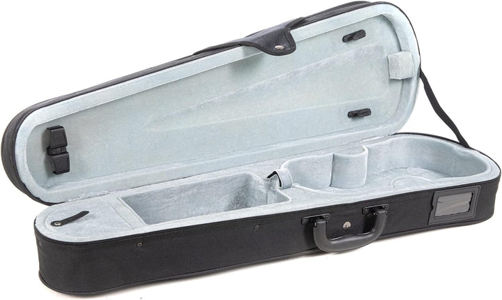 GEWA Violin Formetui Aspirante, schwarz, gepolsterte Schwebelagerung, wasserabweisend, Grösse 3/4 Fo