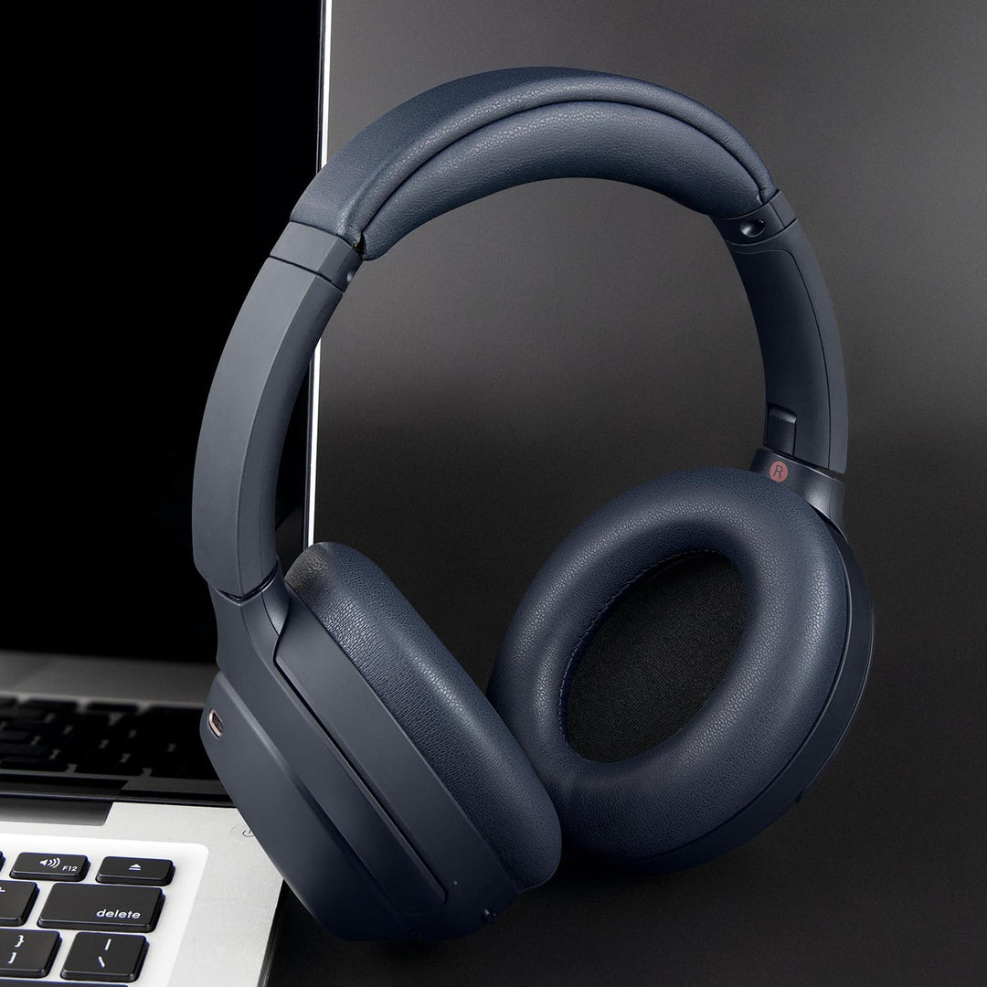 SOULWIT Ohrpolster Polster + Kopfband Stirnband Headband, Ersatz kit für Sony WH-1000XM4 (WH1000XM4)