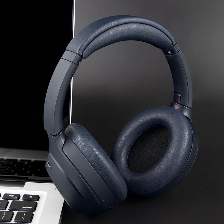 SOULWIT Ohrpolster Polster + Kopfband Stirnband Headband, Ersatz kit für Sony WH-1000XM4 (WH1000XM4)