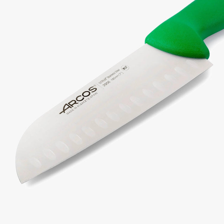 Arcos Serie 2900 - Santoku Messer Messer Asiatischer ArtAsian Knife - Klinge Nitrum Edelstahl 180 mm