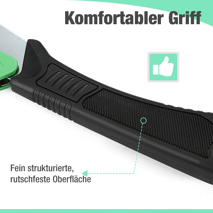 Mossy Oak 3 in 1 Handsäge Astsäge klappbar inkl. 3 scharfe Klingen aus Cr-V, Multifunktions Klappsäg