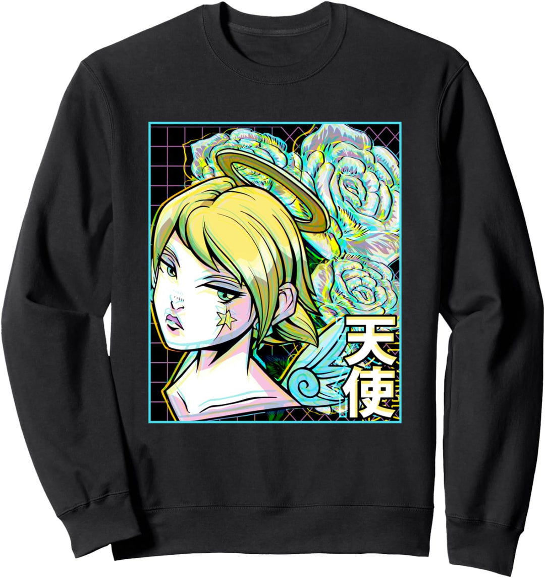 Japanische Vaporwave Retrowave Anime Lofi Sweatshirt