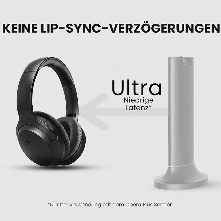 Avantree AS90K – Zusatz-Kopfhörer für Opera Plus TV-Set – NICHT kompatibel mit Opera, keine Ladestat