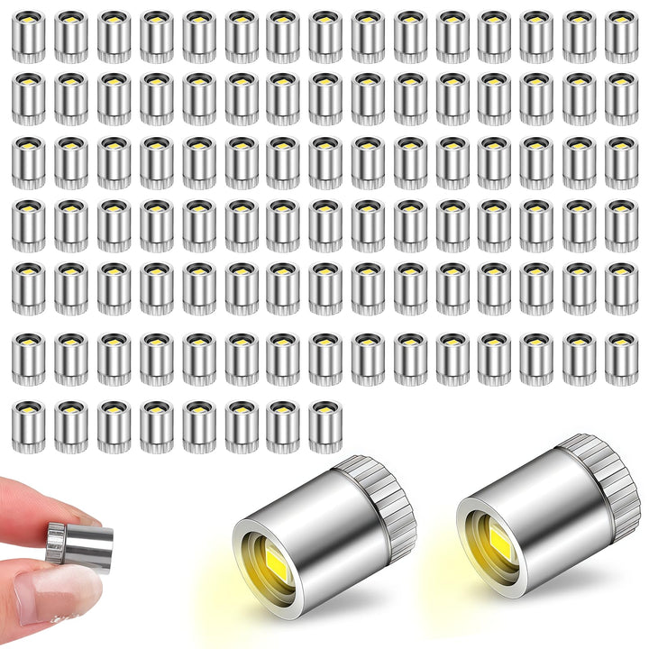 100 Stück Mini LED Licht für Puppenhäuser: Kleine LED Lichter, Puppenhaus Licht mit Warmweisses Lich