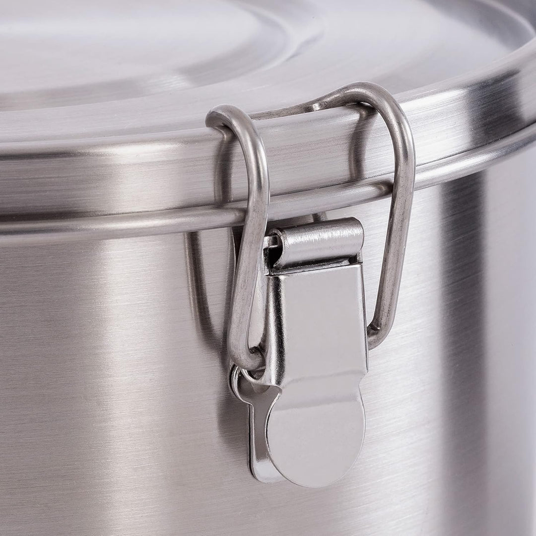Tatonka Edelstahldose Foodcontainer - Essensbehälter mit Deckel, Clip-Verschlüssen - 0,75L / 1L / 1,