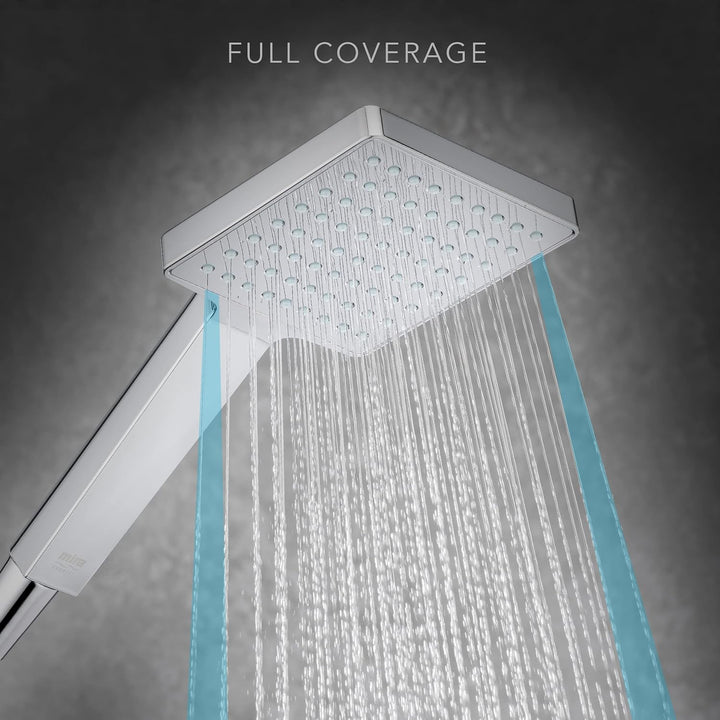 Mira Showers Mira Honesty 2.1605.283, quadratisch, 110 mm, Chrom Duschkopf