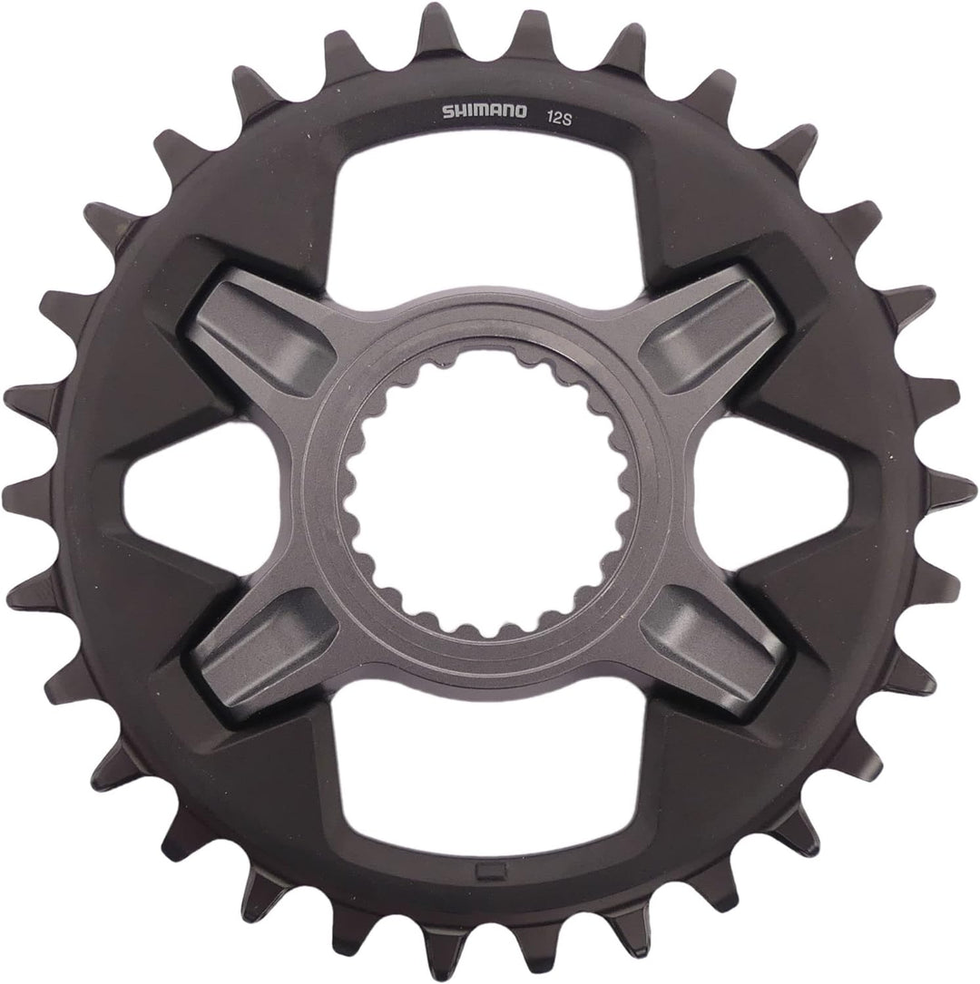 SHIMANO Unisex Plato 34d SLX para Fcm7100/Fcm7130 12x1 Platte, schwarz