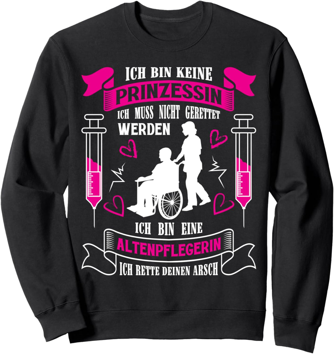 Pflegehelfer Altenpflege Pflege Examinierte Altenpfleger Sweatshirt