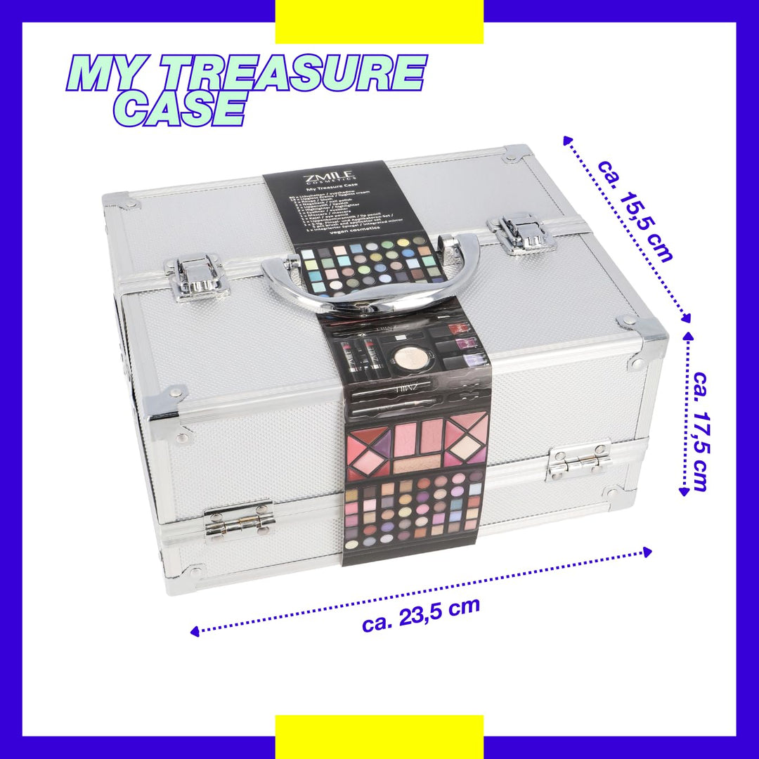 ZMILE COSMETICS MY TREASURE CASE Kosmetikkoffer vegane Kosmetik mit Schminke - Make Up Set für unter