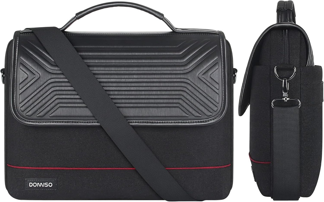 DOMISO 17 Zoll Wasserdicht Laptop Tasche Aktentasche Schultertasche Notebooktasche Business für 17-1