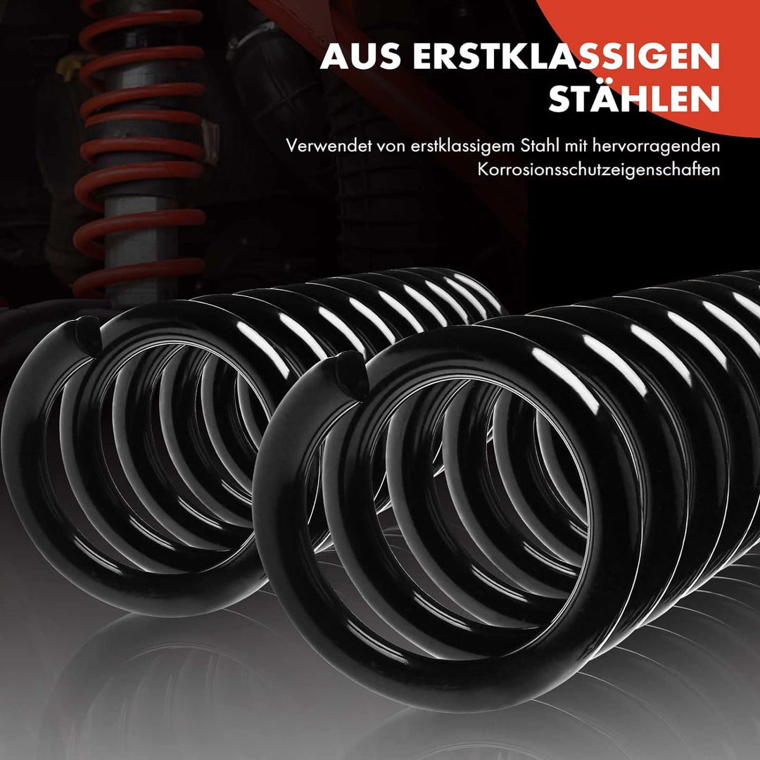2x Federn Fahrwerksfeder Hinterachse Kompatibel mit Leon 1P1 Schrägheck 1.4L 1.6L 1.8L 2.0L 2005-201