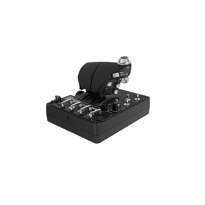 Logitech G X56 H.O.T.A.S. Schubregler & Stick-Controller für Weltraum-Simulationen, 6 Freiheitsgrade