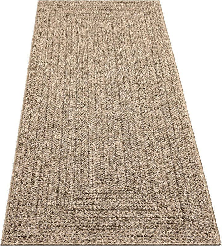 Mia´s Teppiche Soil - wetterfester In- und Outdoor Teppich im Natürlichem Jute-Look, wetterfest, gee
