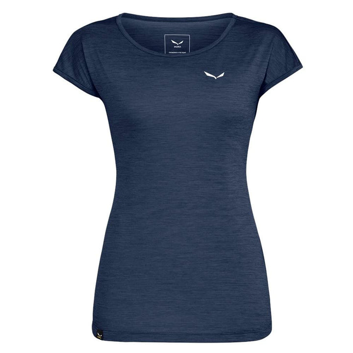 Salewa Puez Melange Dry T-Shirt Damen 36 Navy Blazer Melange, 36 Navy Blazer Melange