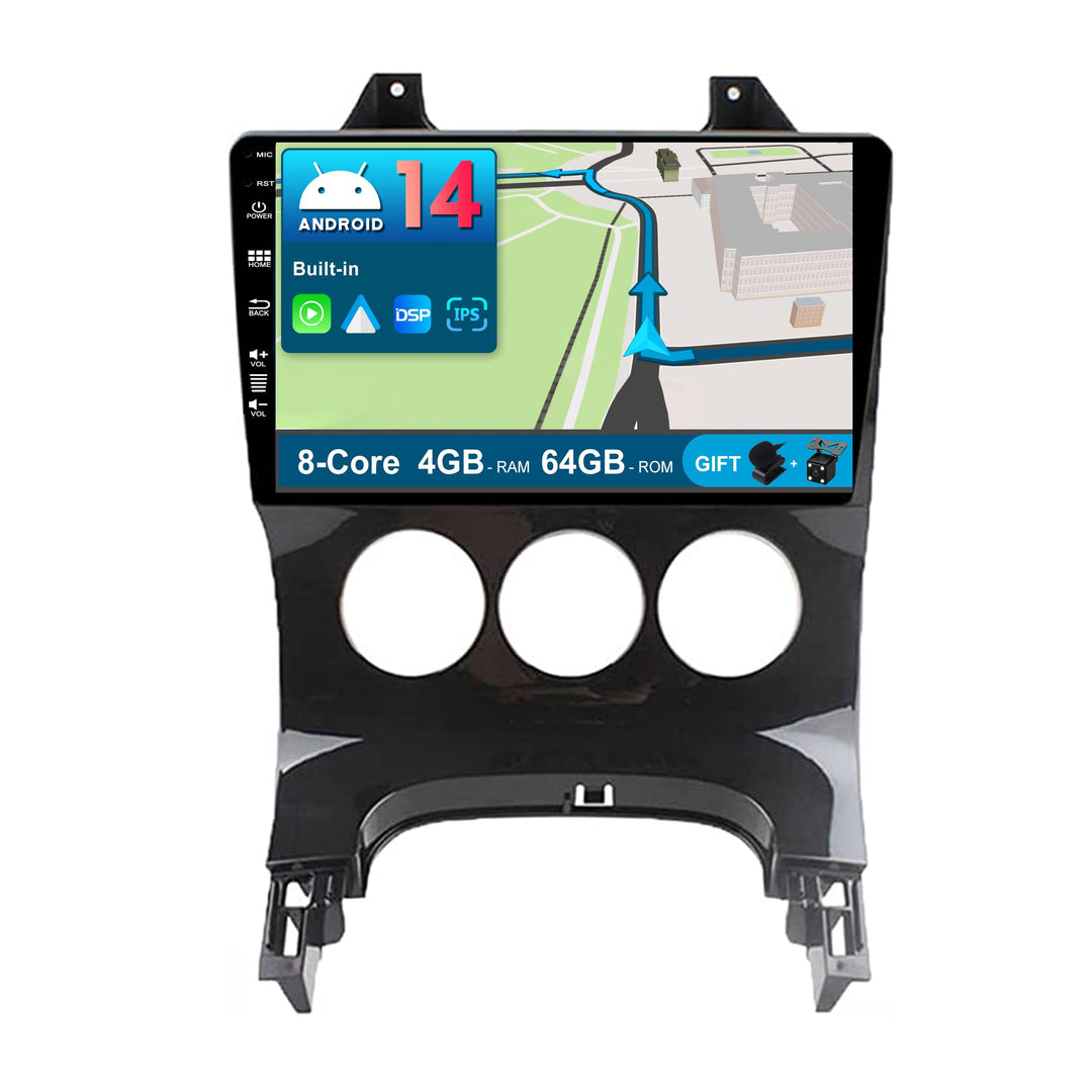 Android 12 IPS Autoradio Passt für Peugeot 3008/5008 (2009-2016) - 4G+64G - Eingebaut DSP/Carplay/An