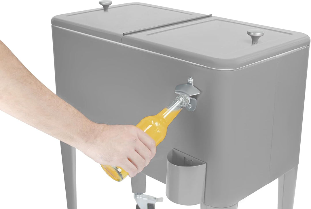 Kailua Cooler - Kühlbox, Kühlwagen, Getränkekühler Grau, Grau