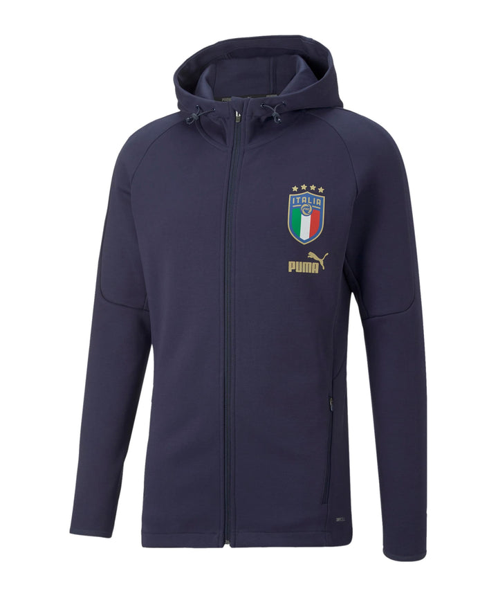 PUMA Italien Kapuzenjacke Unisex S blaubeige, S blaubeige
