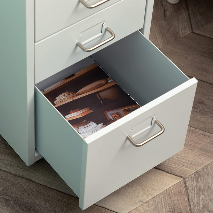 HollyHOME Mobiler Aktenschrank mit 5 Schubladen, rollender Aktenorganisator, Aufbewahrungsschrank au