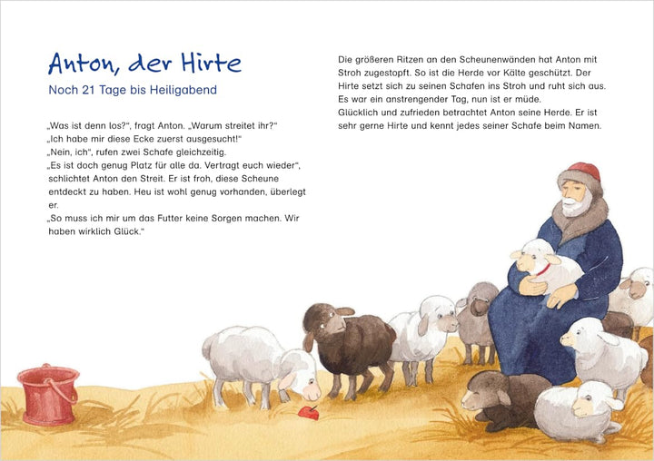 Rica erlebt Weihnachten. Ein Folien-Adventskalender zum Vorlesen und gestalten eines Fensterbildes (