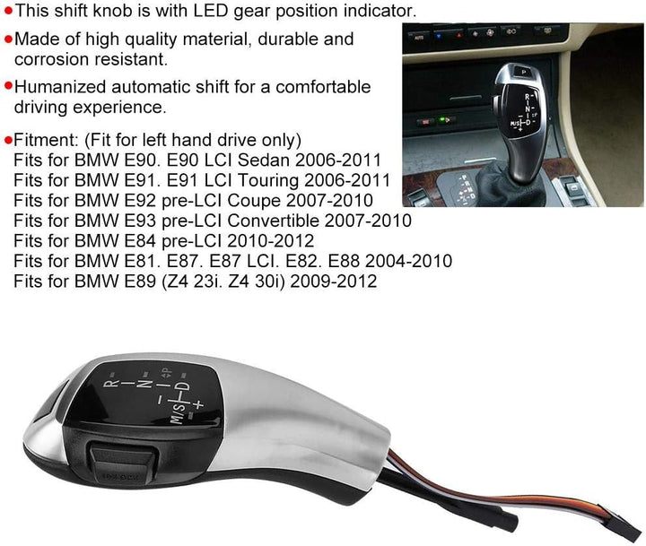 Digital Cluster E92-Automatic Led Head Shifter Automatische Schaltmodifikationssätze Automatik Head