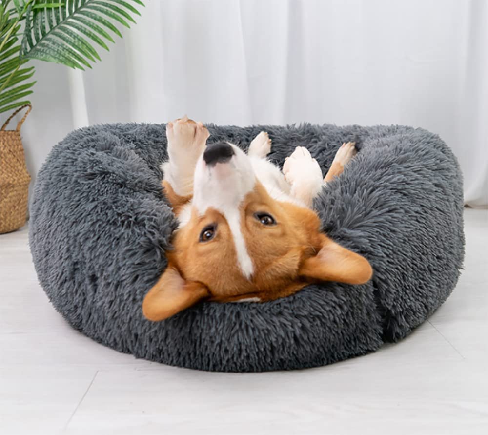 Hundebett Hunde Katzenbett Hundebett Donut Katzen Bett Hundebett Rund Kleines Haustierbett Für Hunde