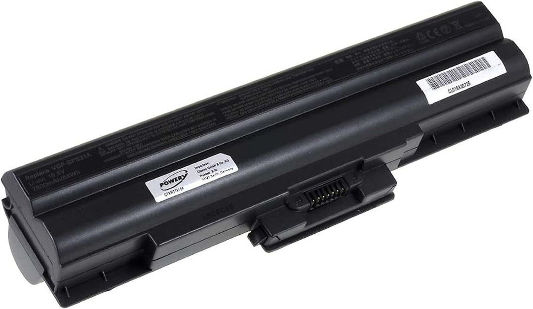 Akku für Sony VAIO VPC-Y11V9E 6600mAh Schwarz, 10,8V, Li-Ion