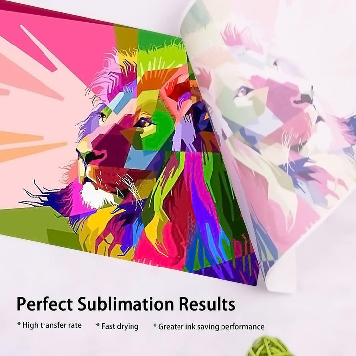 HTVRONT Sublimationspapier, 21,6 x 27,9 cm, 150 Blatt, Sublimationspapier, kompatibel mit Tintenstra
