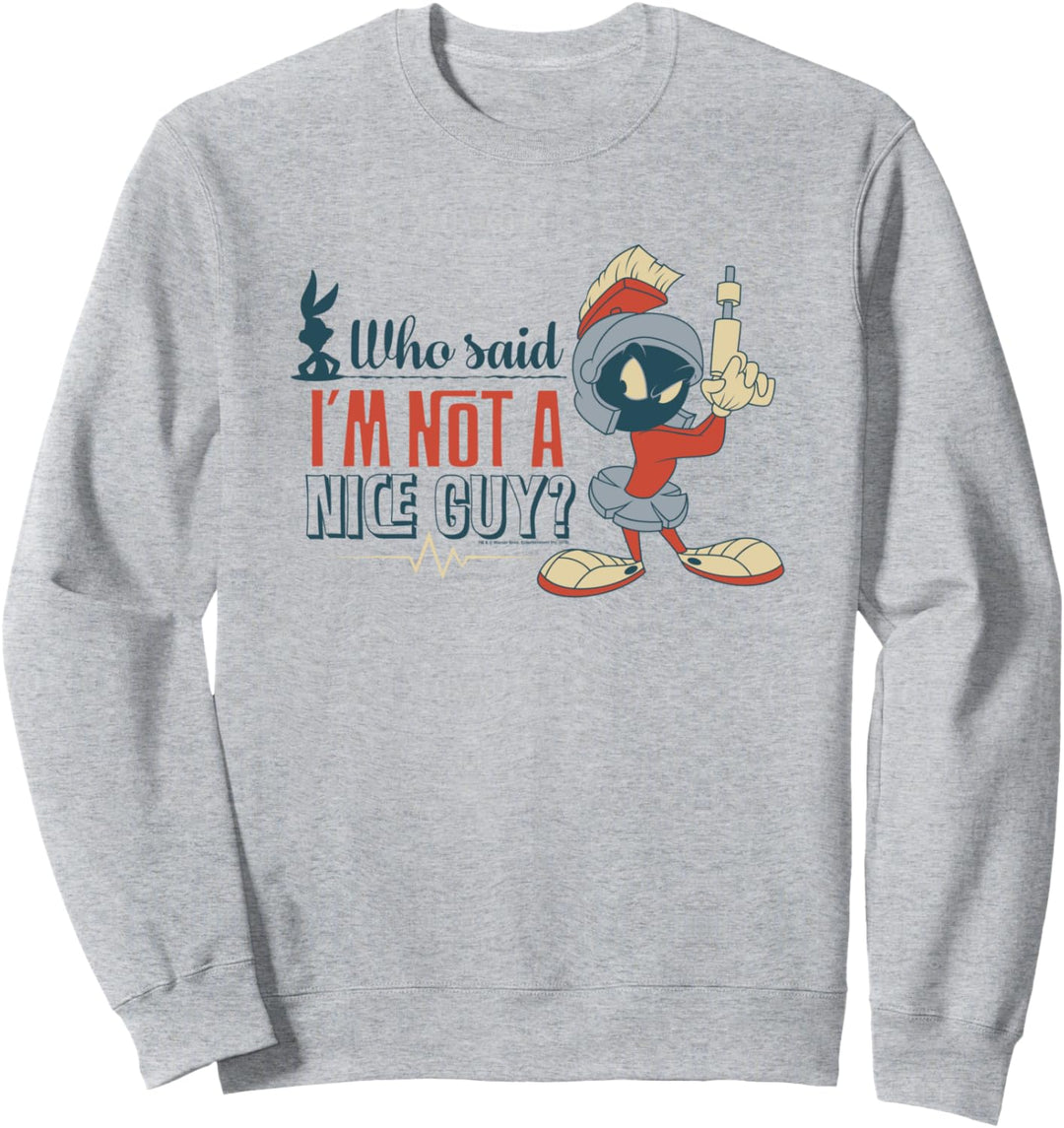 Looney Tunes Marvin the Martian Not a Nice Guy Sweatshirt