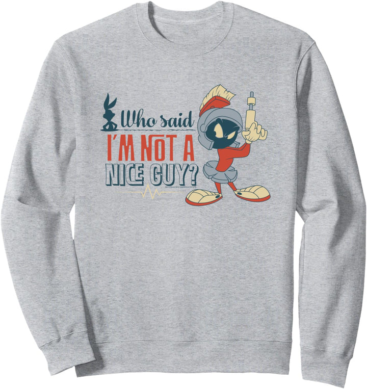 Looney Tunes Marvin the Martian Not a Nice Guy Sweatshirt