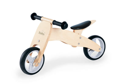 Pinolino Mini-Laufdreirad Charlie, aus Holz, 4-fach umbaubar, Sattel 6-fach höhenverstellbar, für Ki