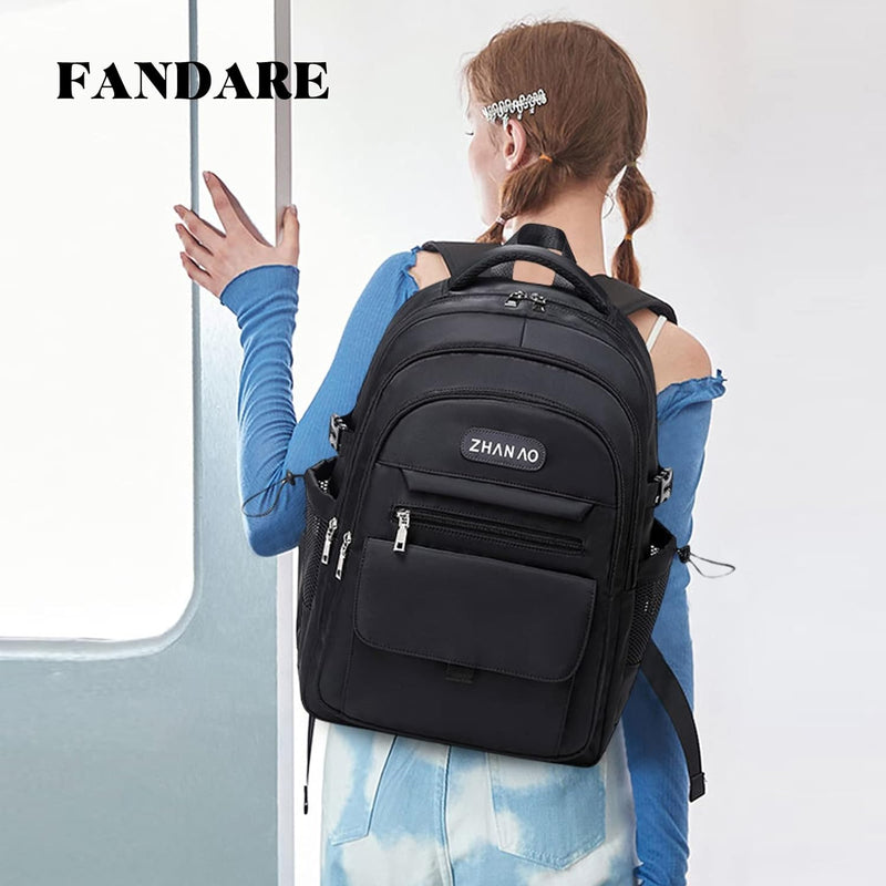 FANDARE Beiläufig Rucksack Schulrucksack Schultasche Junge Mädchen Schulranzen Daypacks mit 15.6 Zol