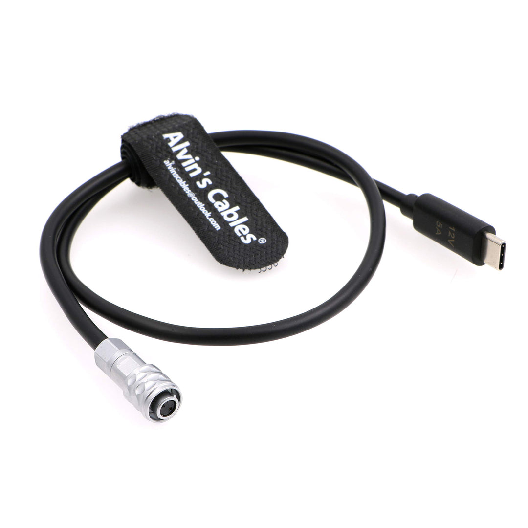 Alvin's Cables BMPCC 4K 6K Trigger-Stromkabel USB C Typ C PD zu Weipu SF61B / S2 2-polig für Blackma