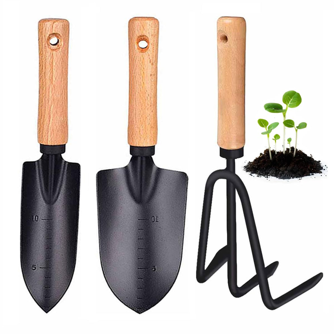 Gartenwerkzeug-Set-Gartenkelle,Gardening Tools Set-Garden Trowel,3 Pcs Gartengeräte-Set Werkzeuge Ge