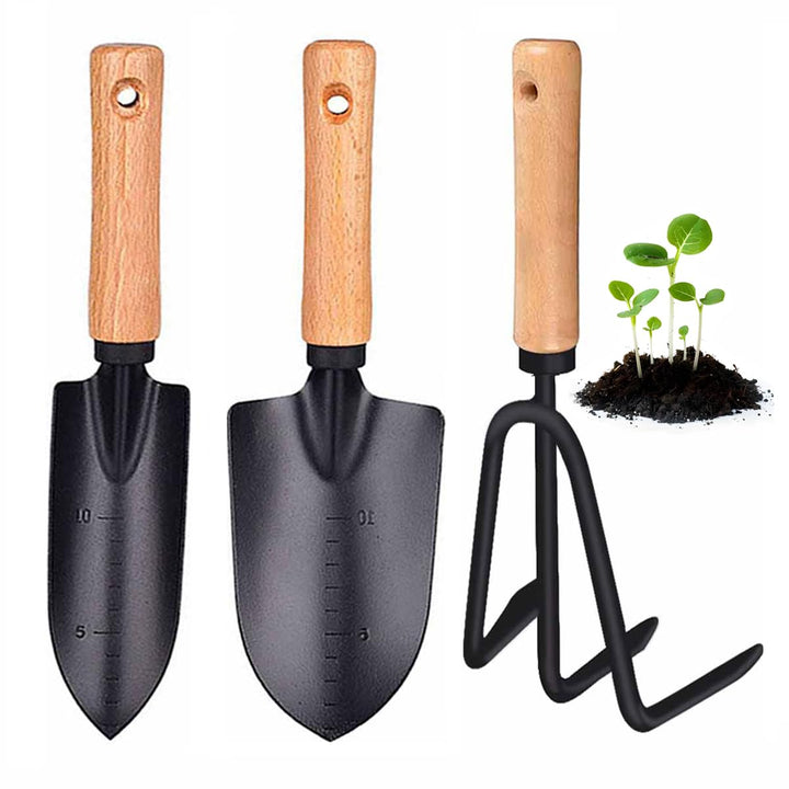 Gartenwerkzeug-Set-Gartenkelle,Gardening Tools Set-Garden Trowel,3 Pcs Gartengeräte-Set Werkzeuge Ge
