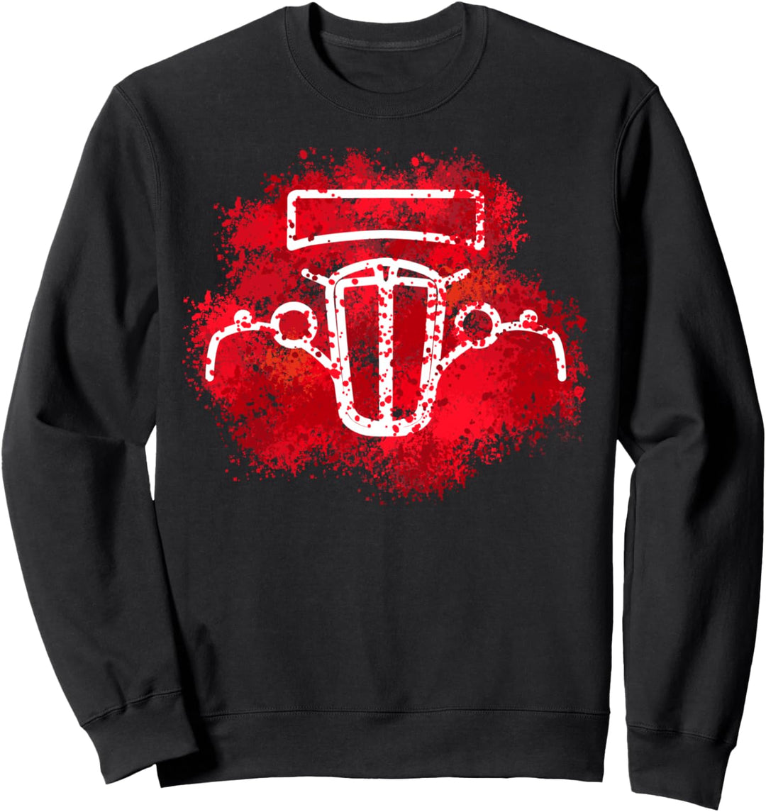 Red vintage hot rod classic custom car Sweatshirt