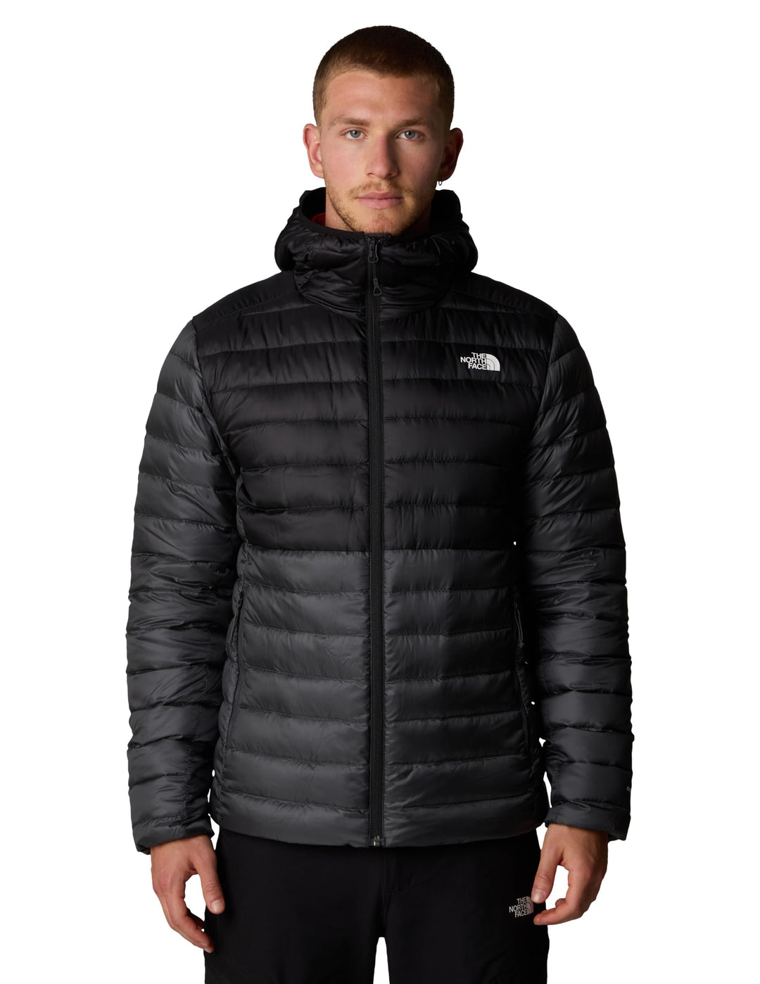 THE NORTH FACE - Resolve Daunen-Hoodie für Herren, Taupe-Grün/Schwarz XL, XL