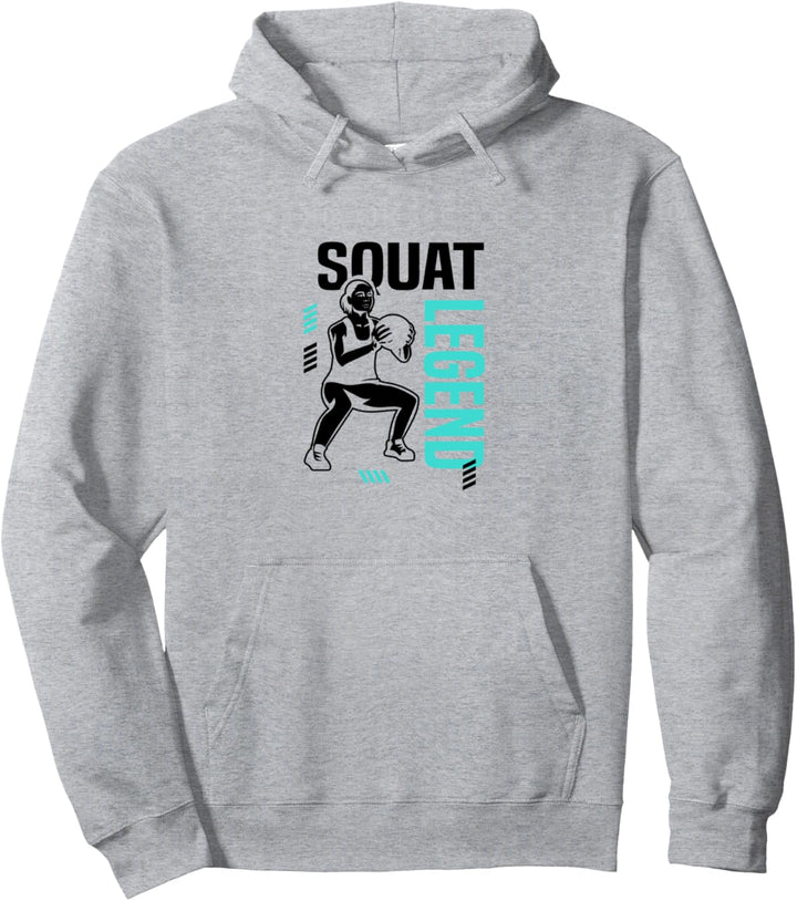 Squat Legend Powerlifter Krafttraining Fitnessstudio Pullover Hoodie