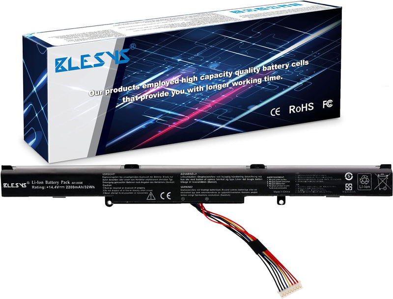 BLESYS F751S F751M Akku für ASUS F751 F751S F751SA F751L F751N F751NA Serie Laptop