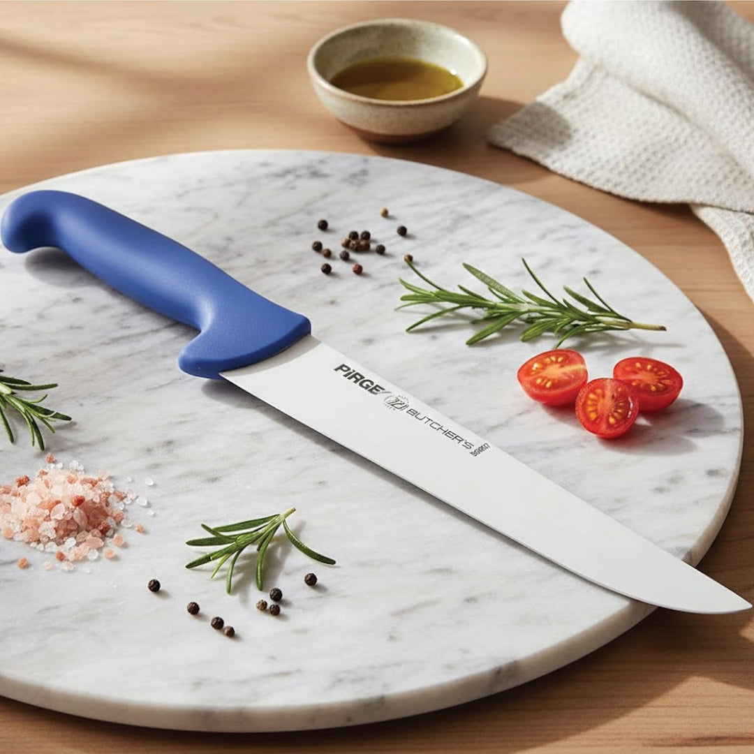 Pirge Butcher's Metzgermesser 26 cm Blau Schlachtermesser - Fleischermesser - Stechmesser - Exzellen