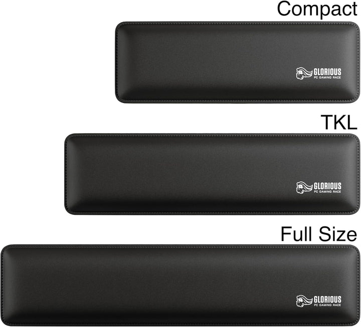 Glorious GWR-75 Compact Keyboard Wrist Rest - Black 25 mm stark Kompakt Schwarz, 25 mm stark Kompakt