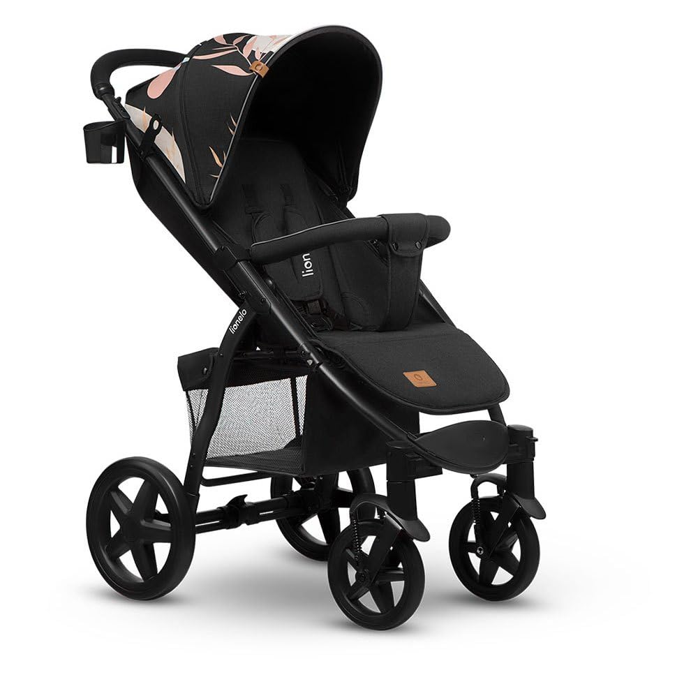 LIONELO Annet Plus Buggy bis 22 kg mit Liegefunktion, Kinderwagen klein zusammenklappbar mit Zubehör