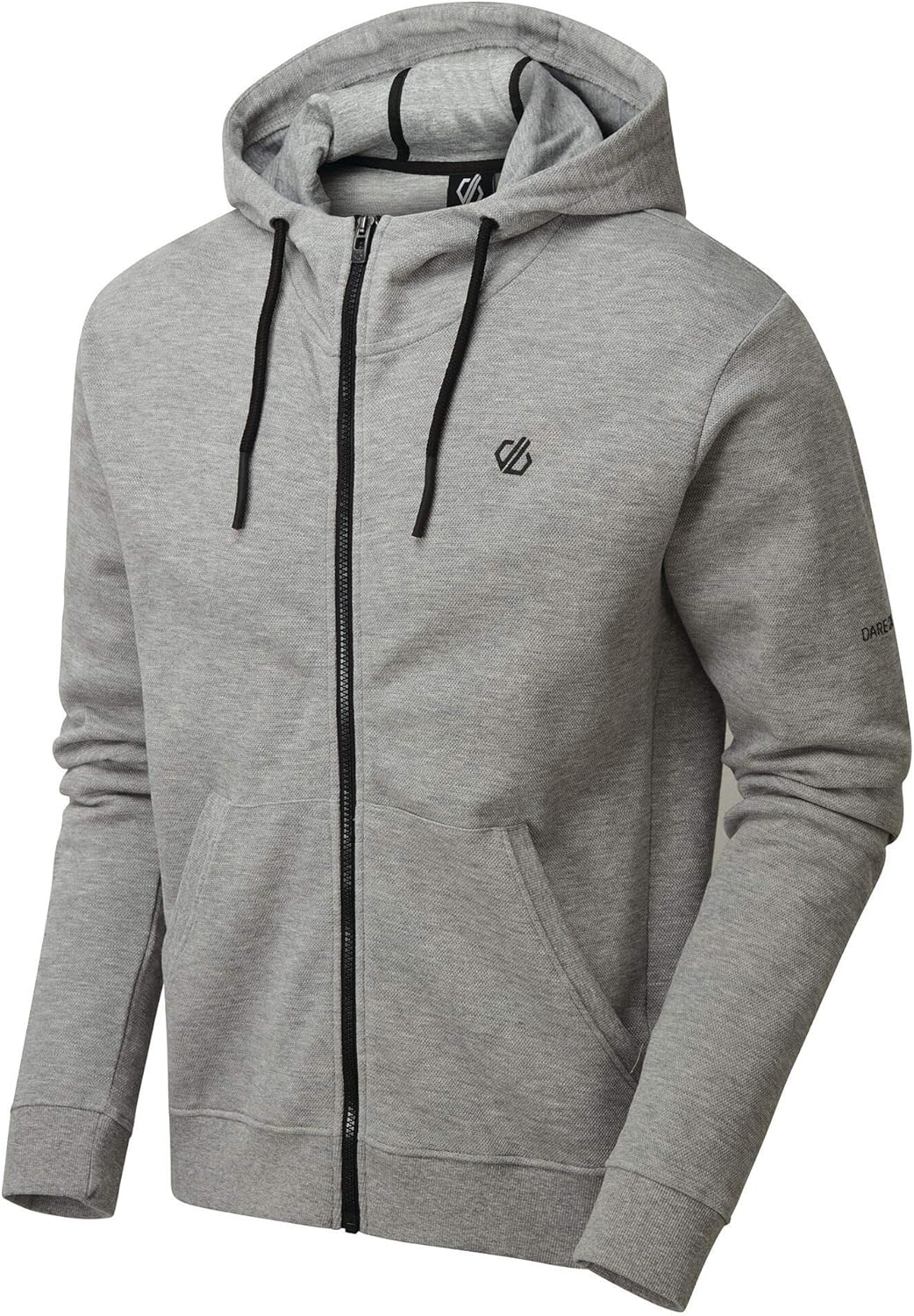 Dare 2b Herren Modulus Full Length Zip Handwarmer Pockets Adjustable Drawcord Hood Hoodie Strickware